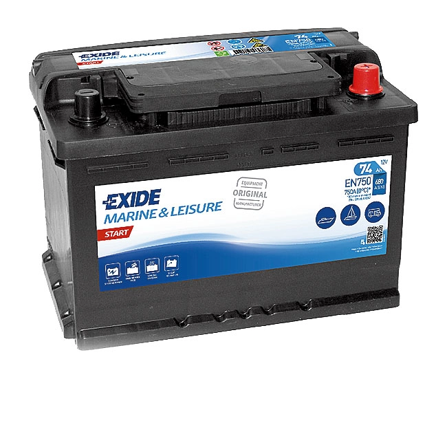 Exide Start EN750. Tradycyjny, z elektrolitem ciekłym oraz korkami wentylacyjnymi, najwyższa moc rozruchowa, bezobsługowy. Napięcie 12V, pojemność 74Ah. Dystrybutor: www.exide.com/pl/pl Cena: 470,71 PLN - zdjęcie 9